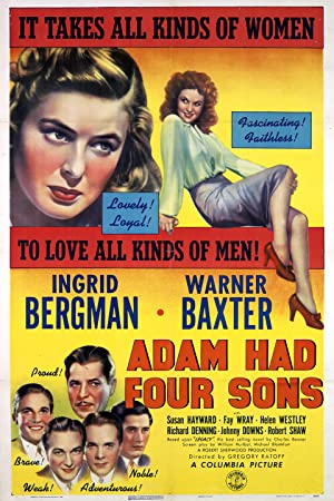Adam Had Four Sons (1941) starring Ingrid Bergman on DVD on DVD